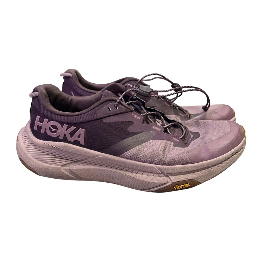 HOKA Transport X Women's 9.5 RWML Rosewood Mauve Vibram Running Hiking Shoes